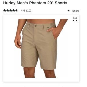 Hurley Size 32 Mens Shorts